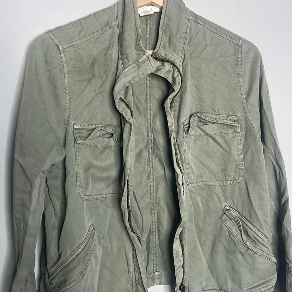 Women’s C&C California XS Green Jacket Bomber